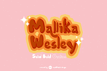 Mallika Wesley - Playful Font