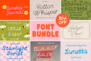 Ultimate Handcrafted Font Bundle, a Handwritten Font by Nonceni (Thumbnail 1 of 16)