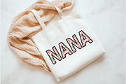 Boho Floral Nana PNG, an Illustration by Watercolor design (Thumbnail 2 of 3)