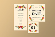 Vintage Floral Wedding Suite, an Invitation Template by Neermana (Thumbnail 3 of 4)