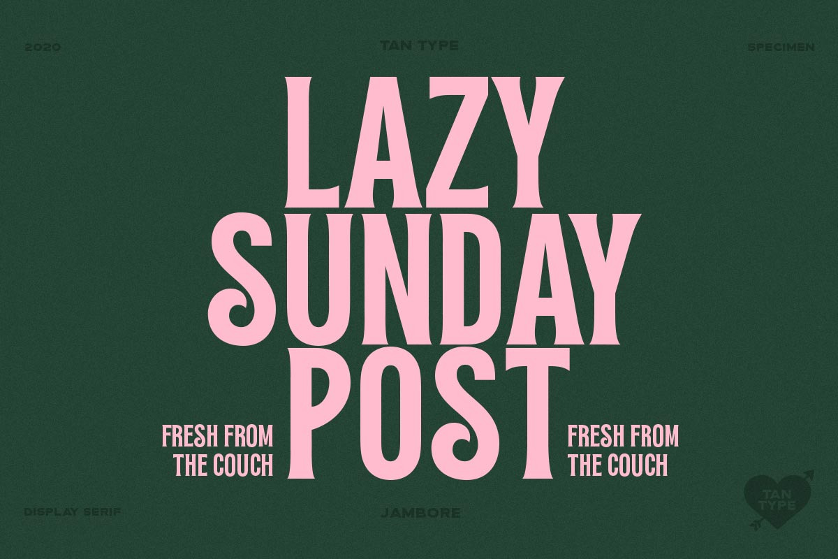 TAN - Jambore, a Serif Font by TanType (Photo 13 of 20)