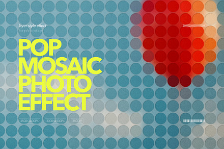 Pop Mosaic Photo Effect, a Layer Style Add-On by Milka