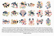 Tropical Reef Clipart, an Illustration by Libby Wishes (Thumbnail 4 of 4)