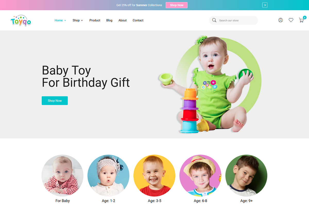 Toys & Kids Store Shopify - Toyqo, a Shopify Template by HasThemes (Photo 3 of 3)
