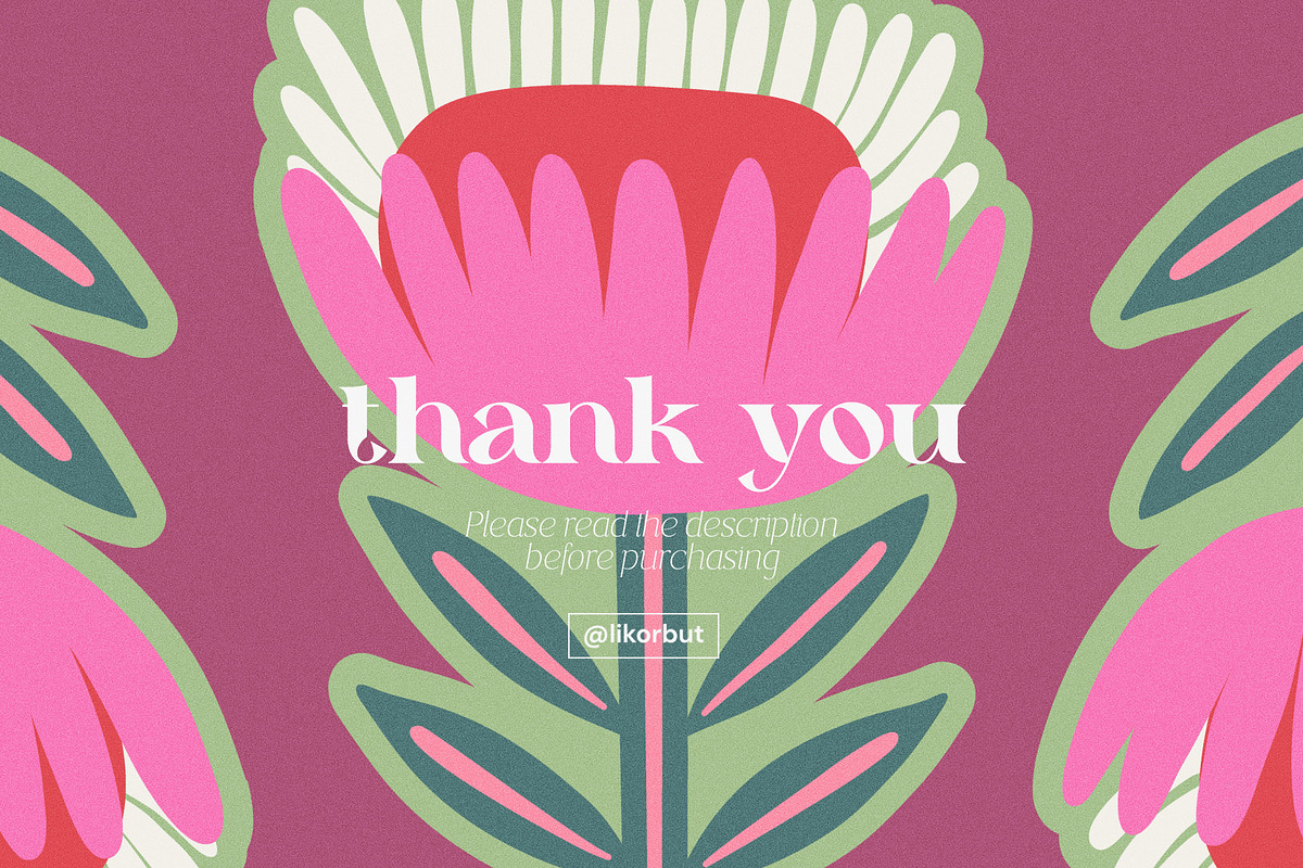 Fringe Bold Abstract Flower Pattern, a Pattern Graphic by likorbut (Photo 9 of 11)