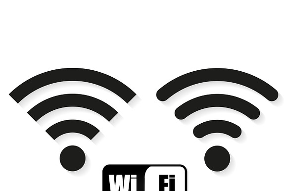 Set Of Different Icons Wi Fi