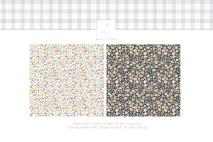 Ditsy Floral Seamless Patterns