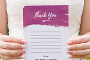 Purple brush watercolor invite, an Invitation Template by Inkpower (Thumbnail 7 of 7)