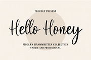 Hello Honey, a Handwritten Font by Aura Typeface (Thumbnail 1 of 7)