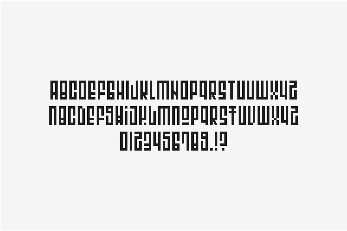 Escape Typeface preview 4