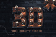 Ambient Loft - Color Bitmap Font, a Serif Font by Gleb Guralnyk (Thumbnail 3 of 6)