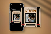 International Museum Greeting Card, a Card Template by graphicook (Thumbnail 4 of 4)