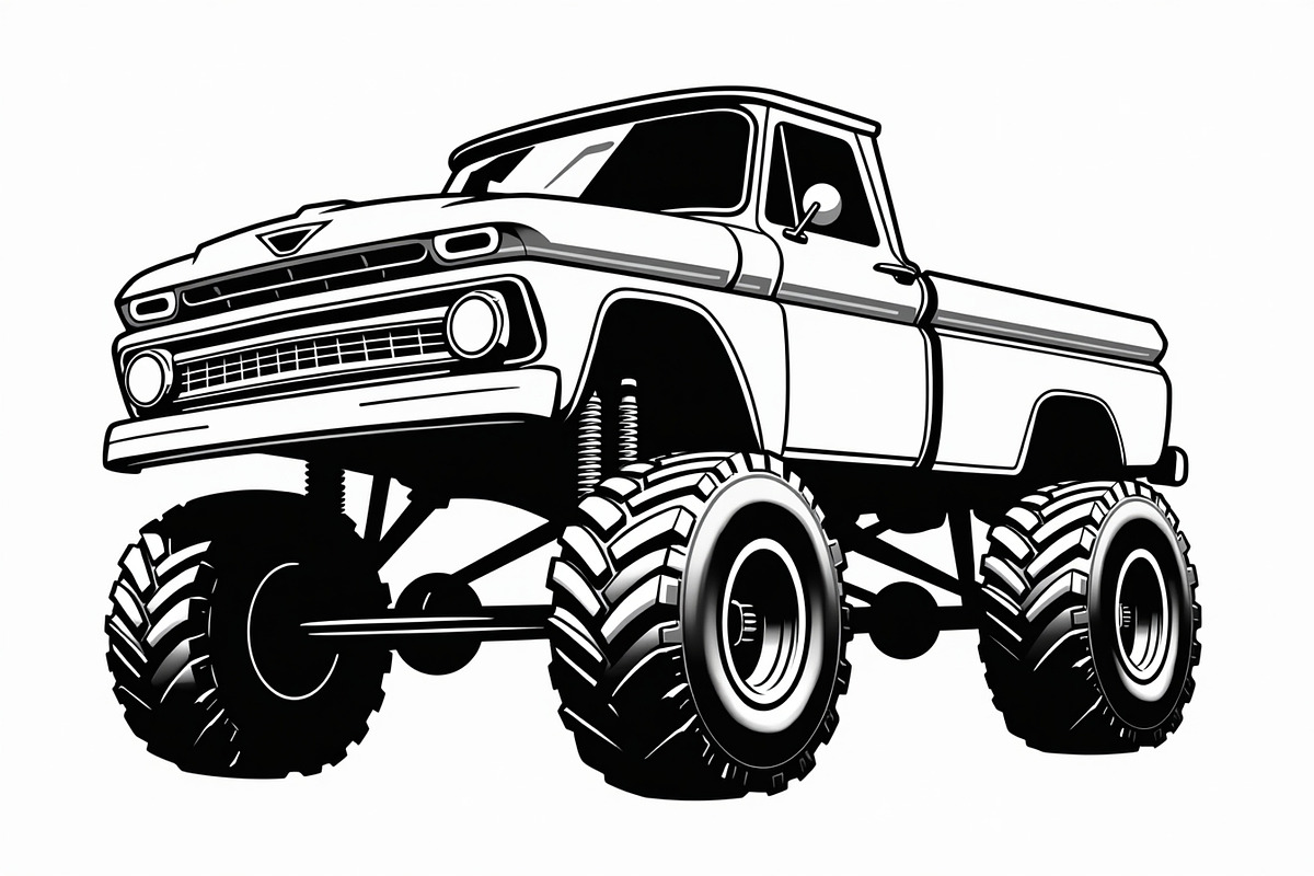 Offroad Truck Silhouette Pack, an Illustration by BIPLOB EXPERT (Photo 5 of 9)