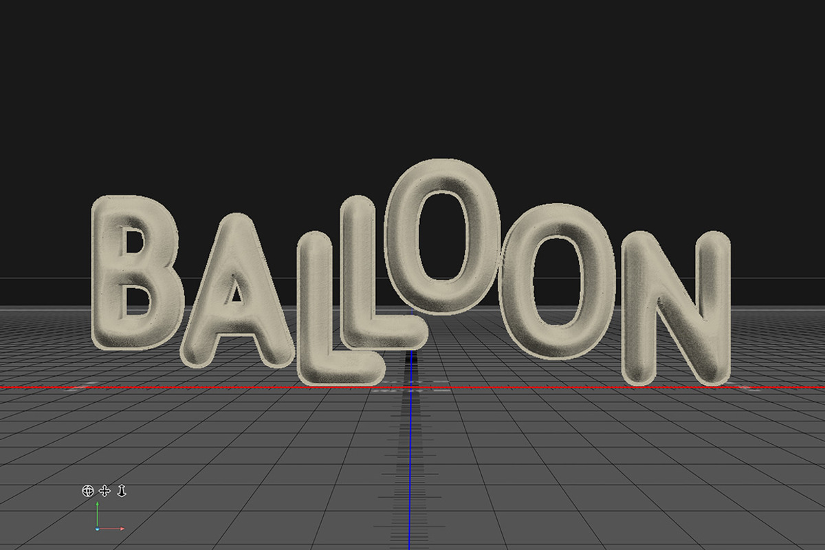 3D FONT | BALLOON | 3D PSD preview 3
