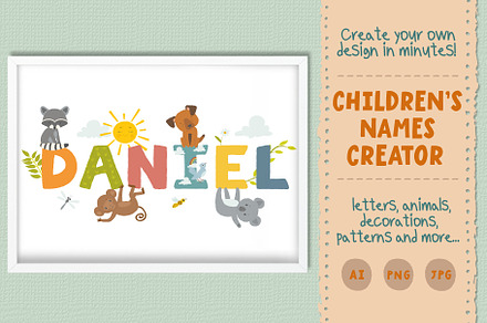Children's names creator