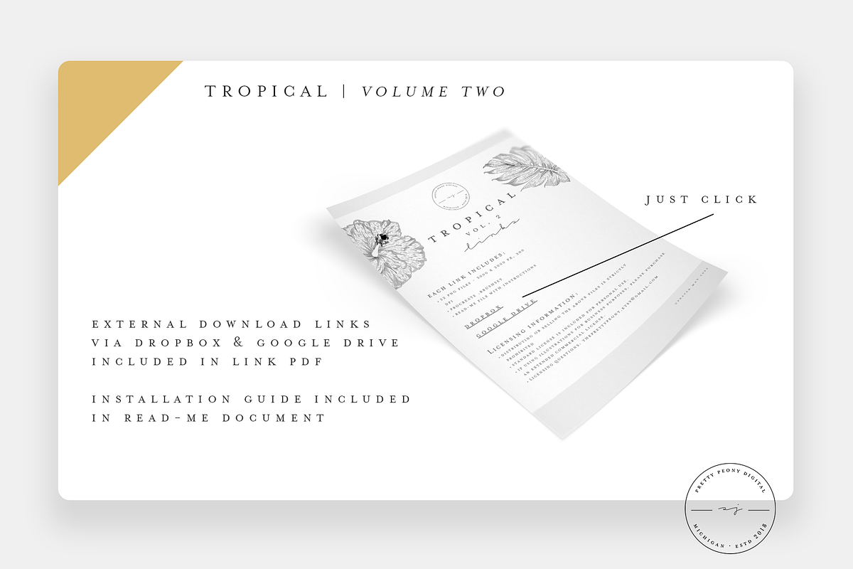 20 Tropical Stamps for Procreate V2, a Brush Add-On by SorrDesign (Photo 4 of 5)