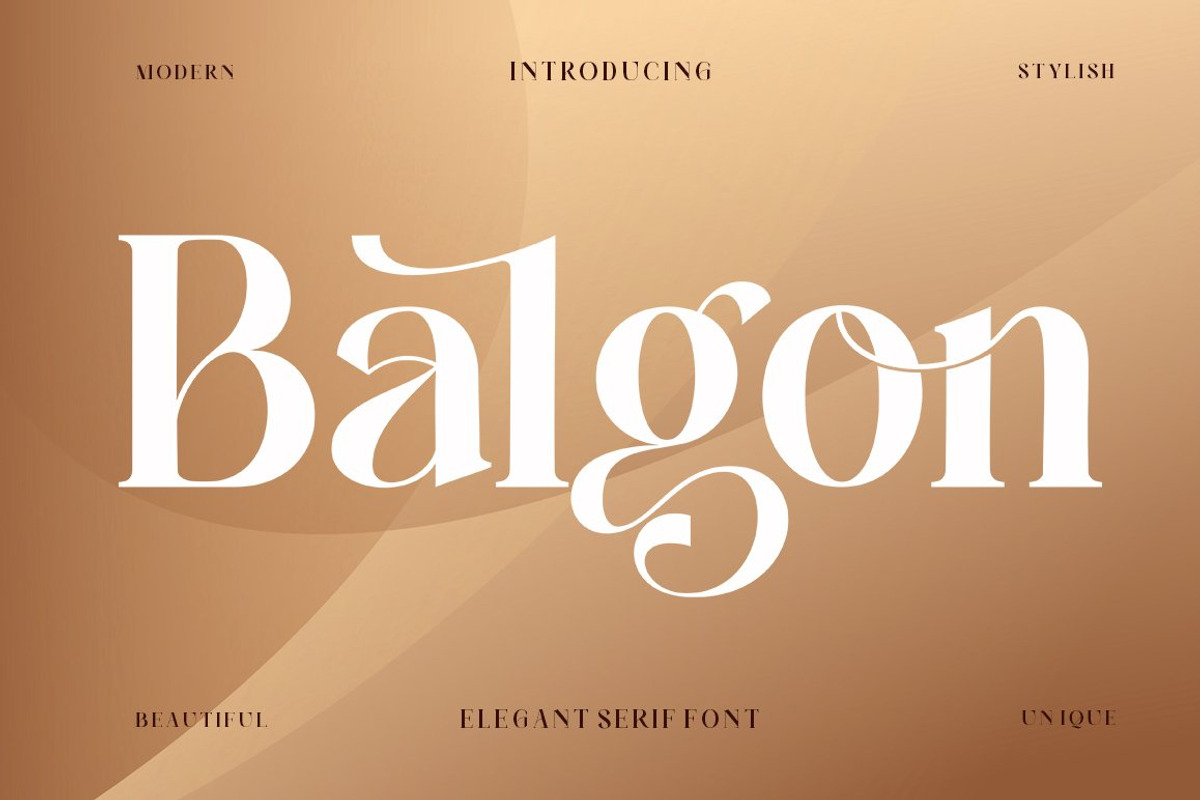 Balgon Serif, a Serif Font by Typehill (Photo 1 of 11)