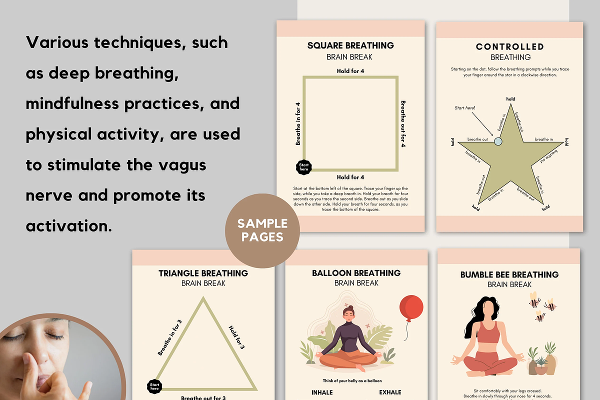 Stress Management Exercises- PDF, a Design Template by GolokaTherapy (Photo 2 of 9)