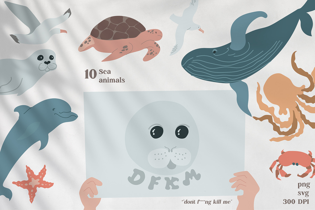 Zero Waste Clipart Collection, an Animal Illustration by Kate Galunga Artstore (Photo 12 of 20)