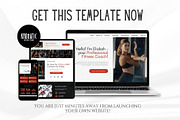 Fitness Coach Canva Website Template, a Landing Page Template by Kromatic Design Studio (Thumbnail 8 of 8)