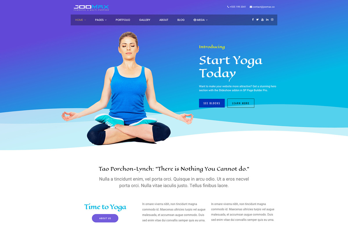 JooMax Site Building Kit For Joomla, a Websites & App Template by Webflex (Photo 7 of 10)