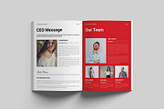 Annual Report Template, a Brochure Template by GoldenGrid Studio (Thumbnail 2 of 10)
