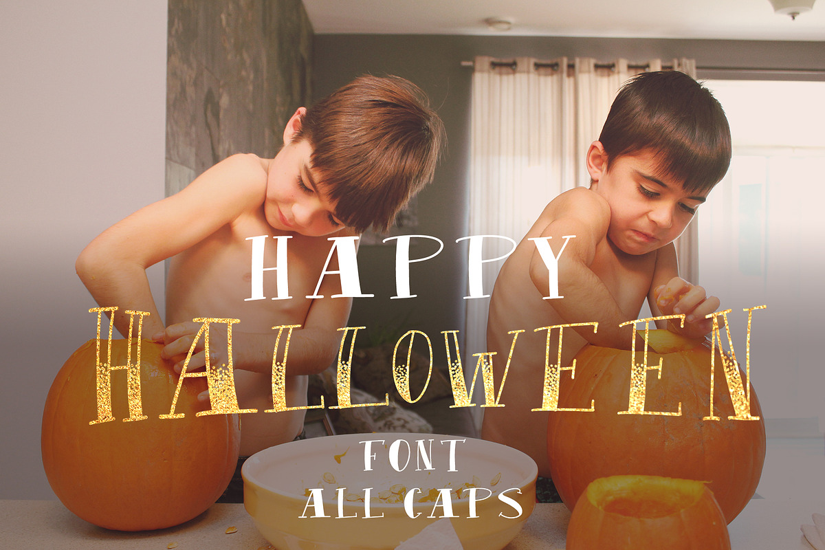 Halloween font