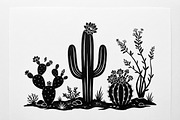 60 Desert Cactus Floral Silhouette, a Seasonal Illustration by Amazin_art (Thumbnail 26 of 38)