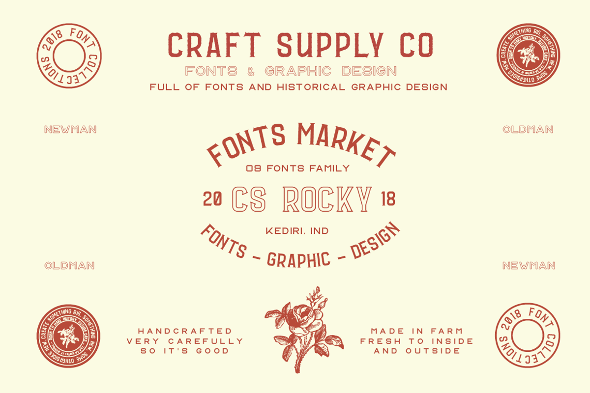 CS Rocky Font + Extras preview 6