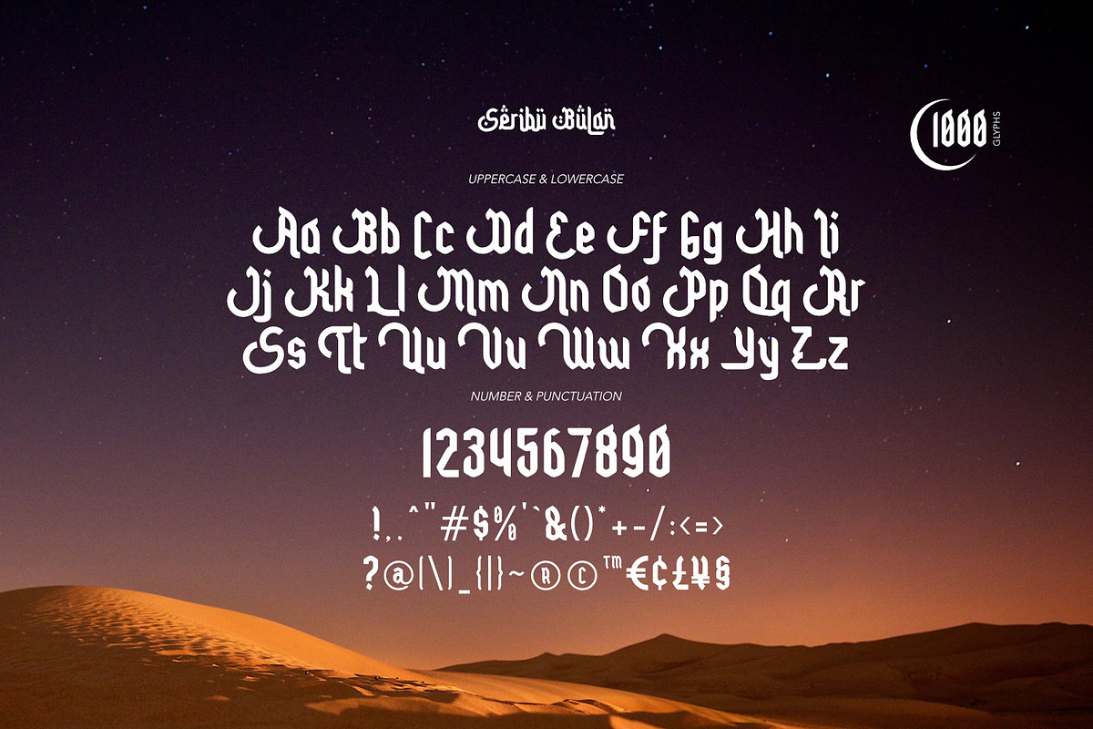 Seribu Bulan - Arabic Type, a Slab Serif Font by ikiiko (Photo 6 of 8)