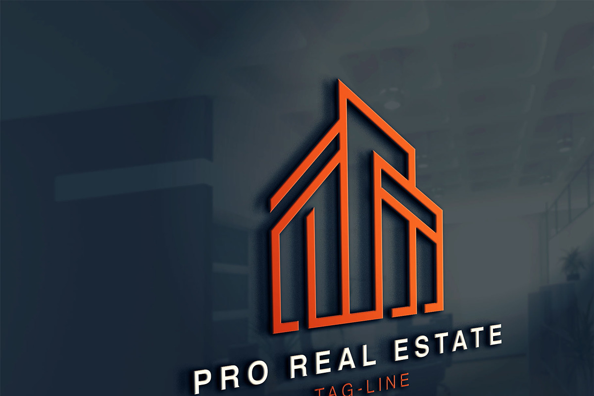 Modern Real Estate Line Art Logo, a Branding & Logo Template by design_proleague (Photo 2 of 2)