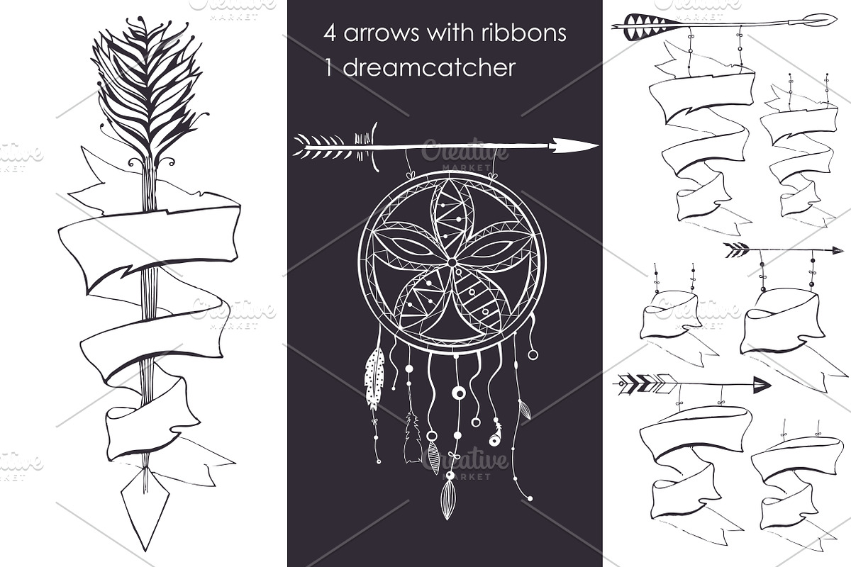 Boho style collection, an Object Graphic by KatiaZhe (Photo 4 of 7)