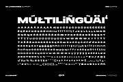 Brachial - Ultra Wide Font, a Sans Serif Font by FLYERWRK (Thumbnail 6 of 10)
