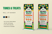 Tunes & Treats - Roll Up Banner, a Print Template by StreaksideStd (Thumbnail 1 of 3)