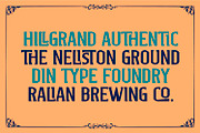 Cloresta, a Symbol Font by Vintage Division (Thumbnail 9 of 15)