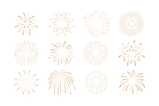Firework Explosions Set, an Object Graphic by Sinando Studio (Thumbnail 2 of 3)