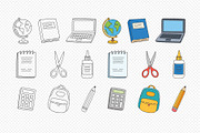Stationary and Office Supplies., an Education Illustration by kaisorn (Thumbnail 3 of 3)