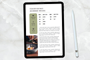 Minimal Recipe Ebook Template, a Magazine Template by PittaFinePrint (Thumbnail 5 of 7)