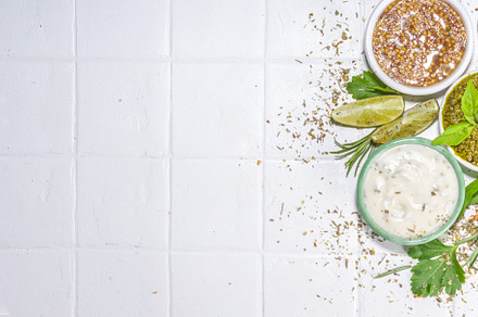 Set of various classic sauces, a Food & Drink Photo by Rimma