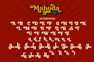 Mahoda Display Retro Serif Font