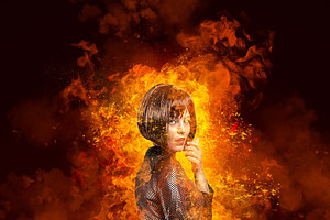 Fire Photo Effect Photoshop Actions