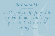 Michiana Pro, a Script Font by BluHead Studio (Thumbnail 8 of 9)