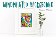 Handpainted abstract background 2, an Illustration by Mimi Bondi Studio (Thumbnail 6 of 6)
