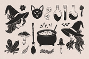 Mystic linocut, Halloween collection, an Object Graphic by Yamurchik (Thumbnail 3 of 10)