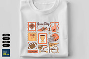 Preppy Football T Shirt Design, a Sport Illustration by Unique Design Team (Thumbnail 2 of 7)