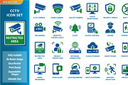 CCTV Security Icon Set Dualtone, a Duotone Icon by Rafasya WorkArt (Thumbnail 2 of 3)