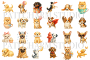 26 Cute Dog Clipart, an Animal Illustration by Pati Charm Studio (Thumbnail 2 of 8)