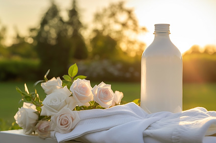Laundry, housekeeping and homemaking, white clean folded clothes, a Beauty & Fashion Photo by Anneleven