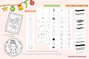 Procreate Kawaii Christmas Brushes, a Brush Add-On by Artbykimmyw (Thumbnail 2 of 6)