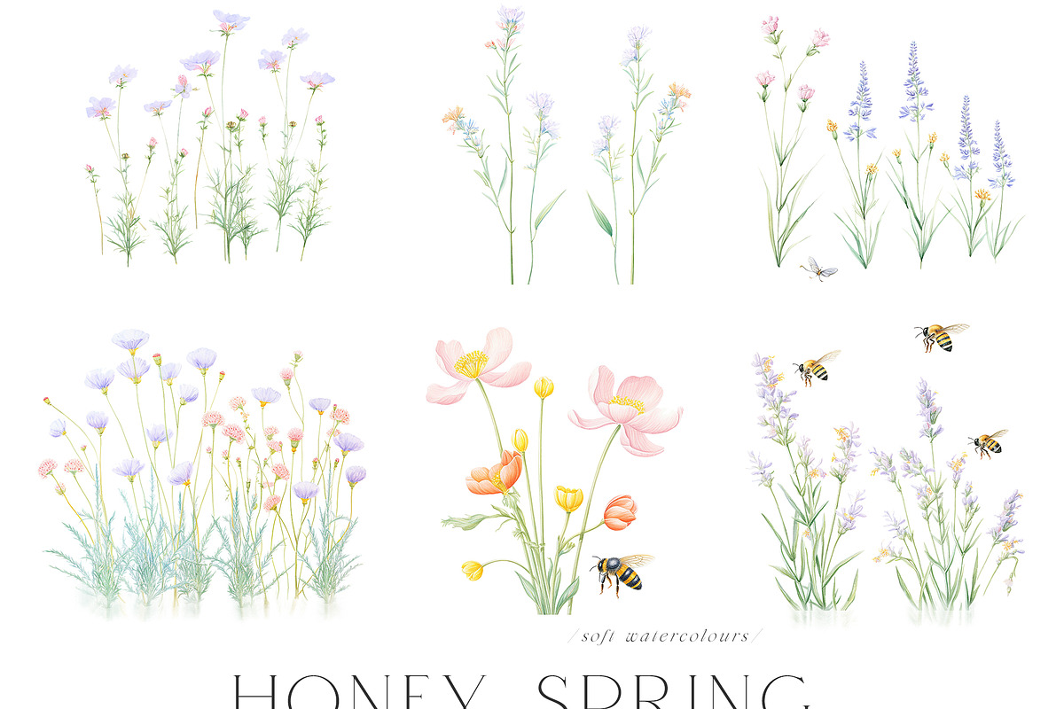 Spring Gardens - Watercolor Edition, an Object Illustration by Isabelle Salem (Photo 5 of 12)